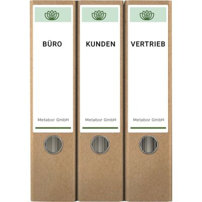 Rückenschildetiketten, Inkjet, Laser s/w, Farblaser, permanent haftend