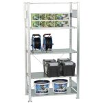 Grundregal, Fachbodenregal Stecksystem MULTIplus150, 2000...