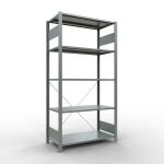 Grundregal, Fachbodenregal Stecksystem MULTIplus150, 2000...