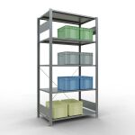 Grundregal, Fachbodenregal Stecksystem MULTIplus150, 2000...