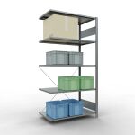 Anbauregal, Fachbodenregal Stecksystem MULTIplus150, 2000...
