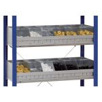 Schüttgutmulde 1000x800 mm - verzinkt