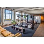 Raumteiler-Komplett-Set 2000 x 3000 x 500 H x B x T, inkl. 14 MULTIplus 150 Fachböden, 1 Grundregal + 2 Anbauregale, struktur-schwarz