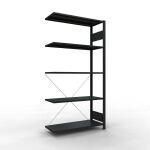 Anbauregal, Fachbodenregal Stecksystem MULTIplus150, 2000...