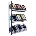 Anbauregal, Getränkekistenregal 1800 x 1000 x 300 mm...