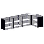 MULTIplus Thekensystem - Theken-Set 2 ohne Arbeitsplatte...