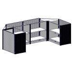 MULTIplus Thekensystem - Theken-Set 3 ohne Arbeitsplatte...