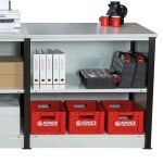 MULTIplus Thekensystem - Theken-Set 3 mit Arbeitsplatte / Ecklösung U-Form