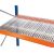 Gitterrost für Palettenregal, für Holmtiefe 50 mm, 800 x 950 mm, holmbündig eingelegt, 60x40 mm Maschenweite, Fachlast 760 kg/Ebene, feuerverzinkt