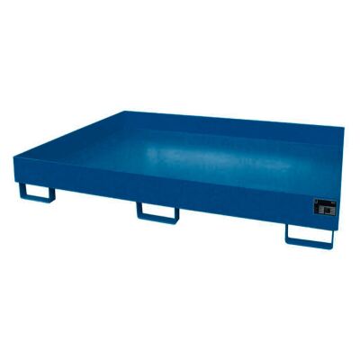 Regalwanne 1750x1300x250 mm, ohne Gitterrost, 240 Liter, RAL 5010 enzianblau