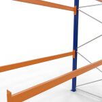 Palettenanbauregal 1 Feld 2700 mm - 3000x1100mm,HxT,4 Holme (1500kg)