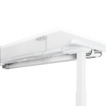 Kabelkanal 140 cm in Silber & Weiß