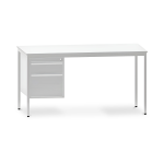 Schreibtisch mit Hängecontainern (Grau)