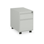 Rollcontainer aus Stahl – Signalweiß