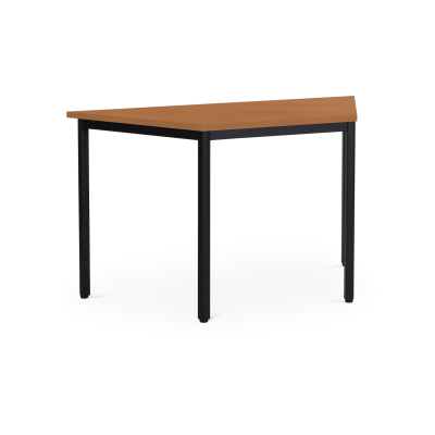Mehrzwecktisch Trapez – Gestell in Tiefschwarz