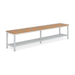 Sitzbank mit Holzlatten & Schuhrost (optional) -...