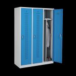 Design-Umkleidespind mit Trennwand (3-Abteile) 1185 mm...