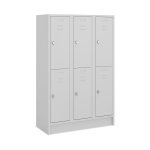 Fächerschrank (3 Abteile je 2 Fächer) 400 mm...