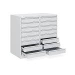 Schubladenschrank (900 mm hoch) mit 16-Schubladen in...