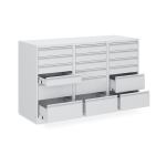 Schubladenschrank (900 mm hoch) mit 18-Schubladen in...