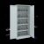 Materialschrank (1200 x 500 mm) mit 4 Fachböden – Lichtgrau