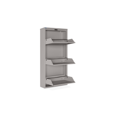 Schuhkipper aus Stahl mit 3/4/5 Klappen – Weißaluminium