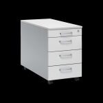 Rollcontainer aus Holz & Stahl mit...