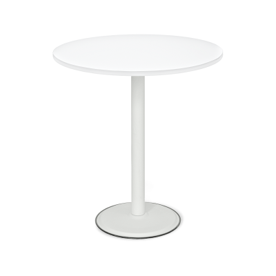 Runder Stehtisch – Ø 800 mm | G: Signalweiß P: Weiß