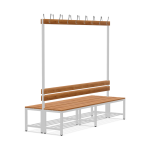 Garderobenbank doppelseitig – 2000 mm lang –...