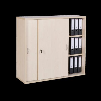 Schiebetürenschrank aus Holz – 3 OH – Ahorn