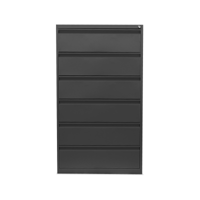 A5 Karteischrank – 3 Bahnen – Tiefschwarz