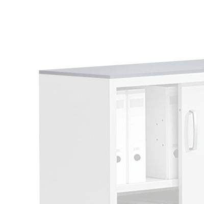 Holztop (Grau) für Schiebetürenschrank "Hochwertig"