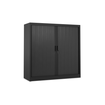 Stahl-Rollladenschrank (2,5 OH) – Korpus in Tiefschwarz