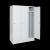 Umkleidespind mit Trennwand (3-Abteile) – 1200 mm Breite – Lichtgrau