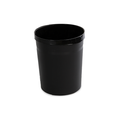 Kunststoff Papierkorb (18 Liter) - Schwarz & Robust