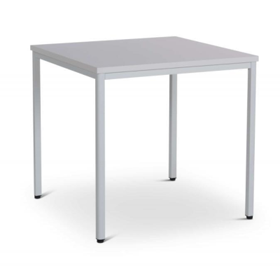 Mehrzwecktisch 80 x 80 cm lichtgrau/grau