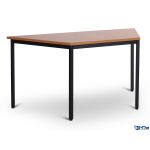 Trapeztisch 140 x 70 cm mit Gestell in RAL9005 +...
