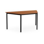 Trapeztisch 160 x 80 cm mit Gestell in RAL9005 +...