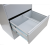 Hängeregistraturschrank 84 cm Breite mit 4 Schüben 2-bahnig in RAL7035 (lichtgrau)