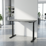 Schreibtisch elektrisch höhenverstellbar in schwarz...