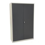 Stahl- und Flügeltürenschrank 120 x 50 cm...