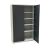 Stahl- und Flügeltürenschrank 120 x 50 cm anthrazitgrau