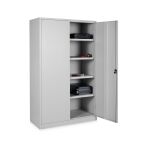 Stahl- und Flügeltürenschrank 120 x 50 cm...