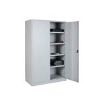 Stahl- und Flügeltürenschrank 120 x 60 cm...