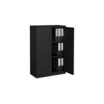 Stahl- und Flügeltürenschrank 80 x 38 cm...