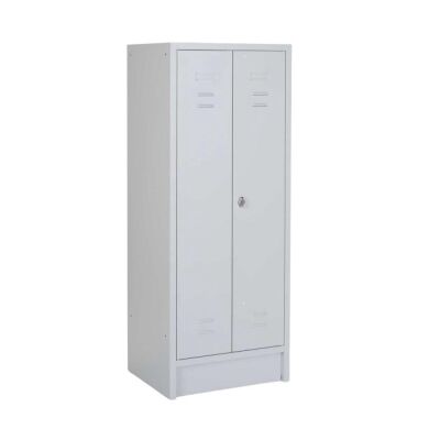 Putzmittelschrank 60 x 50 cm mit Drehgriffzylinderschloss in lichtgrau
