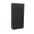 Stahl- und Flügeltürenschrank Classic 92 x 42 cm in RAL9005 tiefschwarz
