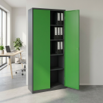 Stahl- und Flügeltürenschrank Classic 92 x 42...