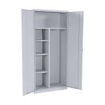 Akten-Kleiderschrank 80 x 38 cm lichtgrau