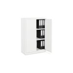 Stahl- und Flügeltürenschrank 80 x 38 cm...